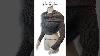 Super Easy Sweater Scarf Knitting PatternGet Wrapped In Warmth [upl. by Xad528]