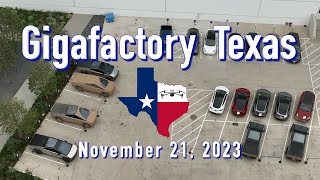 quotMuddied Up Cybertruckquot Tesla Gigafactory Texas 11212023 955AM [upl. by Yesnnyl162]