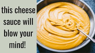 NUTFREE VEGAN CHEESE SAUCE  1 sauce 3 recipes [upl. by Freida672]