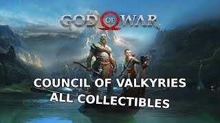 God of War  Council of Valkyries All Collectibles [upl. by Brackett644]