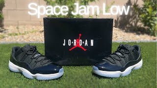 Jordan 11 Low Space Jam Review [upl. by Nebur862]