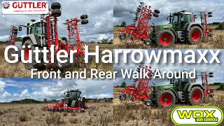 Güttler Harrowmaxx  Front and Rear walk around  Wox Agri Services [upl. by Ecnerat]