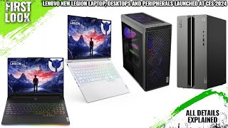 Lenovo New Legion Laptops Desktops And Peripherals Launched  Explained All Spec Features And More [upl. by Nailil]