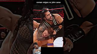 roman reigns vs john cena wwe shorts [upl. by Cuttler]