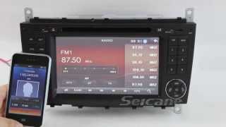 Android 40 3G Wifi Mercedes Benz CLK W209 GPS Navigation [upl. by Damal928]