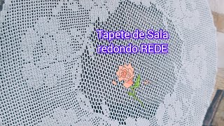 TAPETE REDE REDONDO parte 9🪛EM CROCHE 🪡 GIGANTE LINDÍSSIMO E FÁCIL DE FAZER [upl. by Arodnahs422]