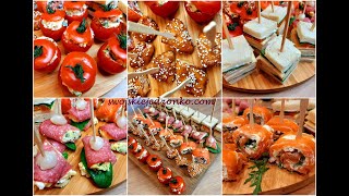 Szybkie przekąski imprezowe  proste i pyszne fingerfood naimprezę przekąski prostyprzepis [upl. by Asilenna448]