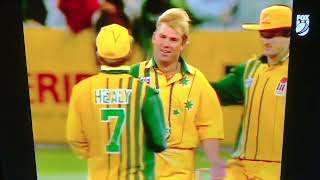 Australia vs West Indies World Series 199596 Game 3 Finish [upl. by Lamak]