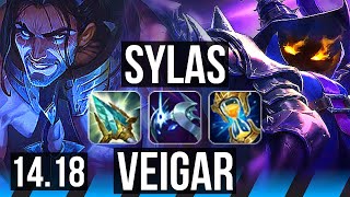 SYLAS vs VEIGAR MID  14211 Legendary  EUW Master  1418 [upl. by Jaynell170]