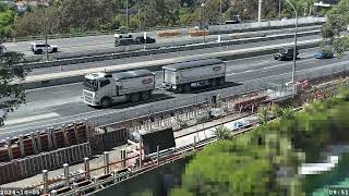 Warringah Freeway Upgrade time lapse  Saturday 05 October 2024 [upl. by Jenn]