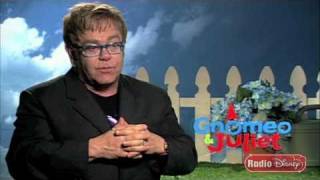 Elton Johns Advice for Aspiring Artists  quotGnomeo amp Julietquot Interview on Radio Disney [upl. by Pampuch]