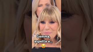 Gemma aspetta efinite voi la frase 😂 😂 😂 uominiedonne puntatadioggi [upl. by Pangaro]