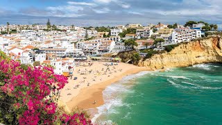 Exploring Carvoeiro Portugal  Summer Travel Vlog [upl. by Atinra]