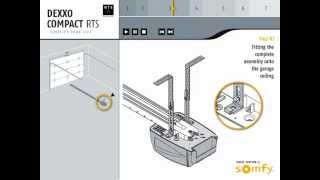 SOMFY  How to install a DEXXO COMPACT RTS English version [upl. by Nahgen]