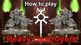 How to play Necrons Lokhust Heavy Destroyer [upl. by Yenreit817]