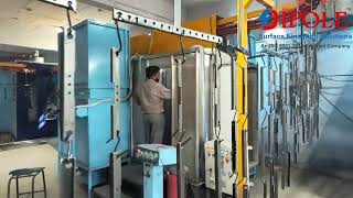 SEMI AUTOMATIC CONVERISED POWDER COATING PLANT [upl. by Yarak197]