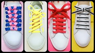 Simple and easy ways to tie Shoes طرق بسيطة و سهلة لربط الاحذية [upl. by Suoivatnom577]