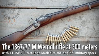 186777 M Werndl single shot rifle at 300m  Capandballs Single Shots [upl. by Needan]