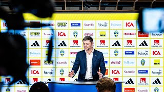 LIVE Jon Dahl Tomasson tar ut truppen till Nations League [upl. by Farley805]