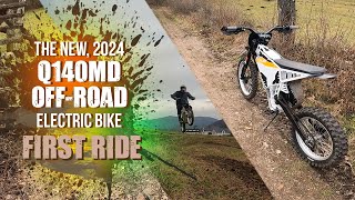 2024 Q140MD offroad electric bike  first ride [upl. by Ellery285]