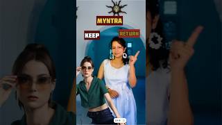 Myntra Shirt KEEP or RETURN  Stylish cropped shirt from MYNTRA Semiformal shirt Cheapest shirt [upl. by Nilyarg926]