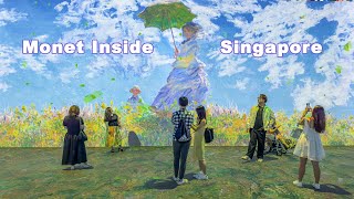 Monet Inside  Singapore  Discover an immersive universe of color and light [upl. by Earla616]