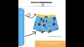 wwwundiseu Lustige bunte amp bequeme Boxershorts im Partnerlook für Männer Frauen amp Kinder [upl. by Epotimet]