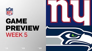 New York Giants vs Seattle Seahawks  2024 Week 5 Game Preview [upl. by Andras]