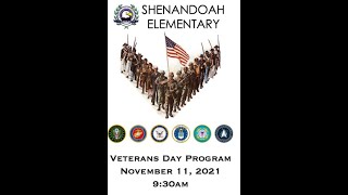 Shenandoah Elementarys Veterans Day Program [upl. by Richman745]