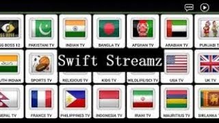 شرح تطبيق Swift Streamzv لمشاهده كل القنوات العالميه على هاتفك الاندرويد مجانا [upl. by Aronel]