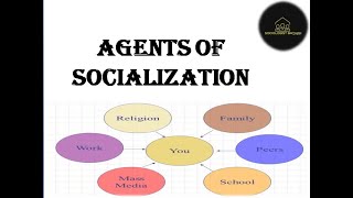 Agents or Agencies of Socialization in urdu Hindi  Sociology Lectures [upl. by Neevan927]