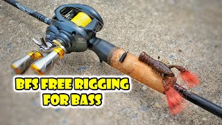 Free Rigging For Bass using Shimano Curado BFS Reel [upl. by Carrissa]