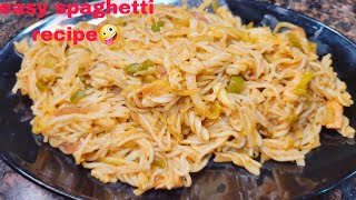 spicy spaghetti pasta recipe easy delicious meal [upl. by Nanoc]