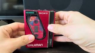 Sony Walkman WM30 RED [upl. by Haelem848]