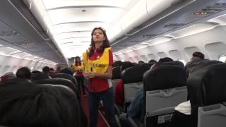 AirAsia awesome safety announcement  AK1366 [upl. by Pall]