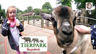 AUSFLUG IN DEN ZOO 🐘 Mama wird fast aufgefressen 😱 und Hannah fährt Auto  Tierpark Hagenbeck [upl. by Imoyaba]