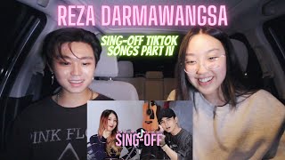 SINGOFF TIKTOK SONGS Part IV REACTION Reza Darmawangsa vs Mirriam Eka [upl. by Hurwitz]