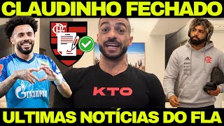 CLAUDINHO É DO MENGÃO COMEMORA NAÇÃO  EXCELENTE REFORÇO PARA 2024  NOTÍCIAS DO FLAMENGO HOJE [upl. by Bohlen979]