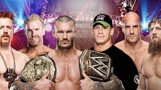 Elimination Chamber WWE World Heavyweight Championship Match  WWE 2K14 Simulation [upl. by Gemoets]