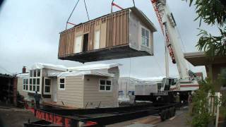 Modular Homes Half Moon Bay CA  raw video Home Set [upl. by Einwahs]