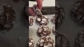 Chewy Chocolate CrinklesFull video on my channel httpsyoutube5gOCe6vG5EksiCuPdvg94LUcdM1g6 [upl. by Kandy]