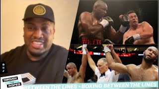 DEAN WHYTE REACTS TO JOSEPH PARKER CALLING OUT DILLIAN WHYTE ANALYSES WARDLEY VS CLARKE DRAW [upl. by Lancey]