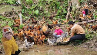 Build a small pond for the geese to live in and take care of the vegetable garden [upl. by Judon561]