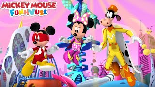 Mickey Mouse Funhouse S03E01 Playground Heroes  Disney Junior  Review [upl. by Madox]