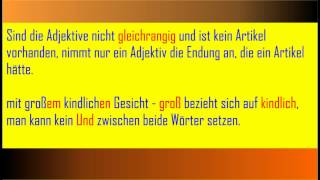 DfM 26 Deutsch Wortarten Adjektive [upl. by Htir]