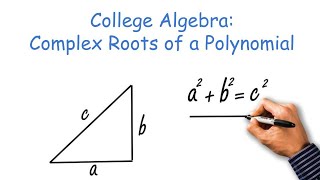 College Algebra Complex Roots of a Polynomial [upl. by Fachan]