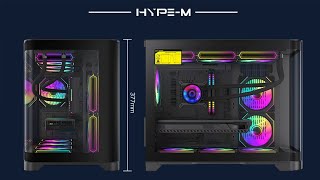 HYPEM GAMEMAX Released Curved Glass MATX Version [upl. by Desdemona]