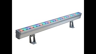 RGB Colour Change LED Wall Washer  Automatic Colour Change Excellent Architectural Lighting [upl. by Nyliac]