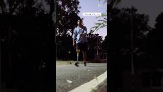 One step at a Time ✨ paralympicsindia prostheticlimb motivation viralvideo yt amputee love [upl. by Arfihs921]