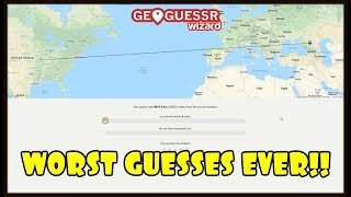 Geoguessr  WORST Guesses Compilation 1 [upl. by Salguod629]